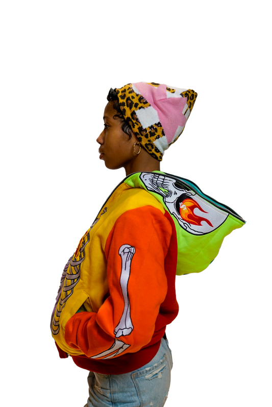 Adult Rainbow SkeleZip