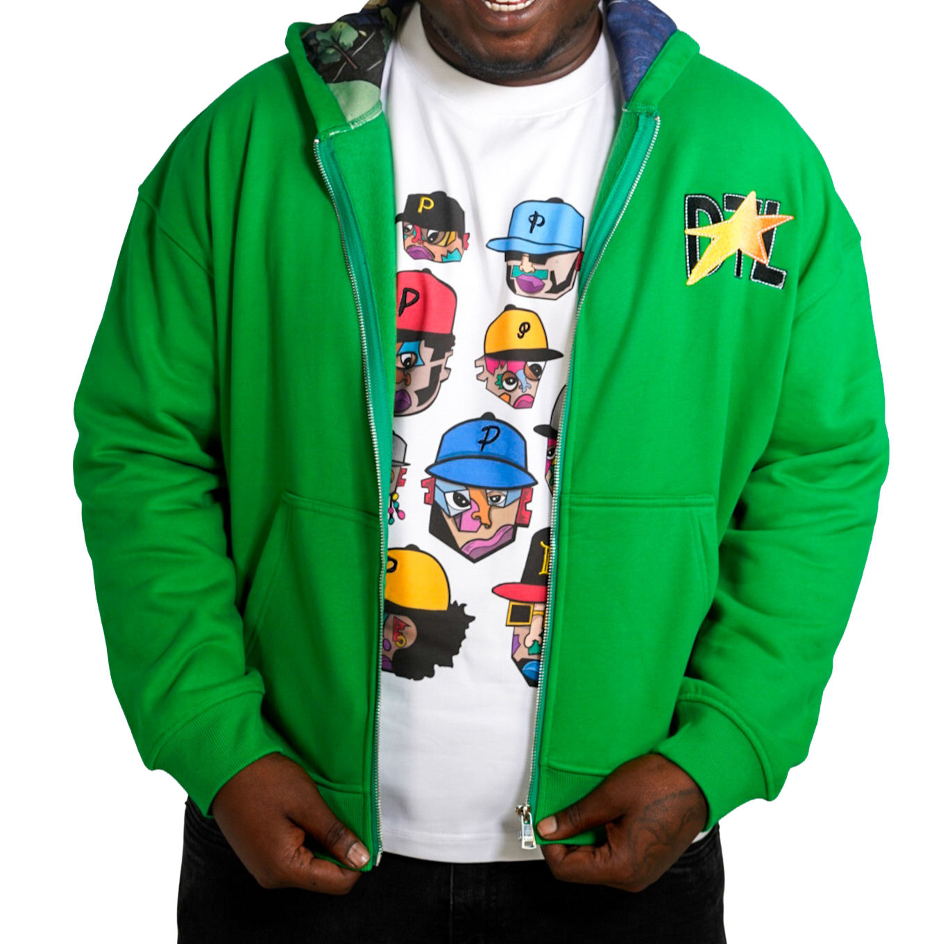 North Shore Night Lights Zip-Up Jacket