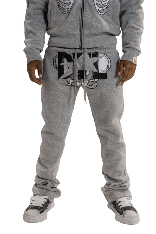 Grey Skele-Sweats (Stacked)