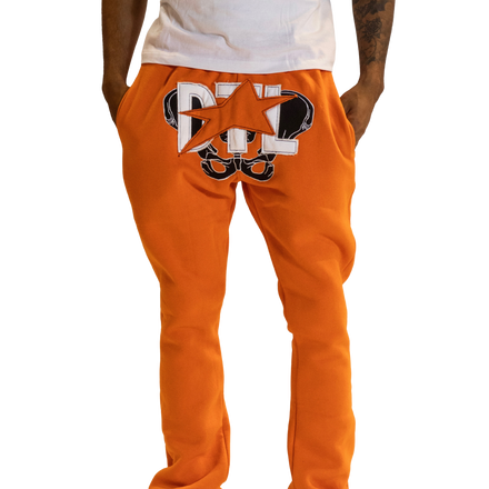 Orange Skele-Sweats