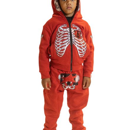 Red Skele-Sweats (Kids)