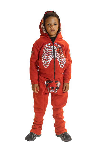 Red Skele-Sweats (Kids)