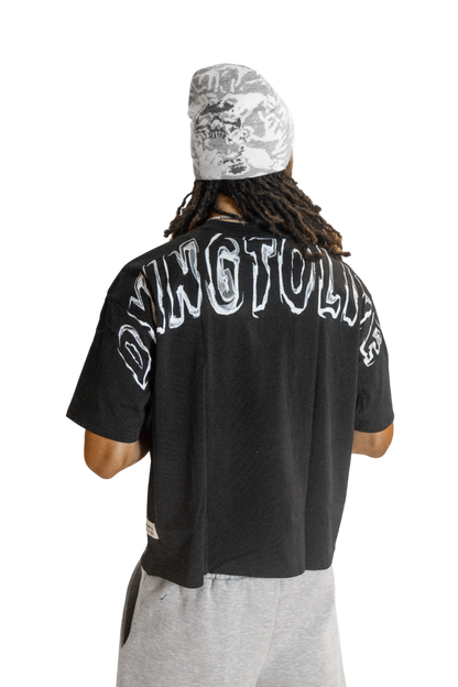 Black Skele-Smoke Tee